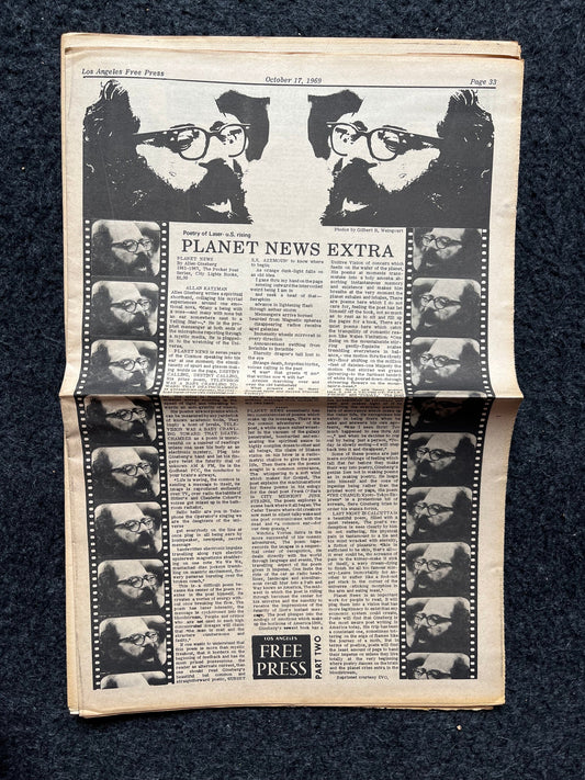 1970s Berkeley Tribe CounterCulture, Black Panther Party, Underground Newspaper, Vintage Newspaper, San Francisco California