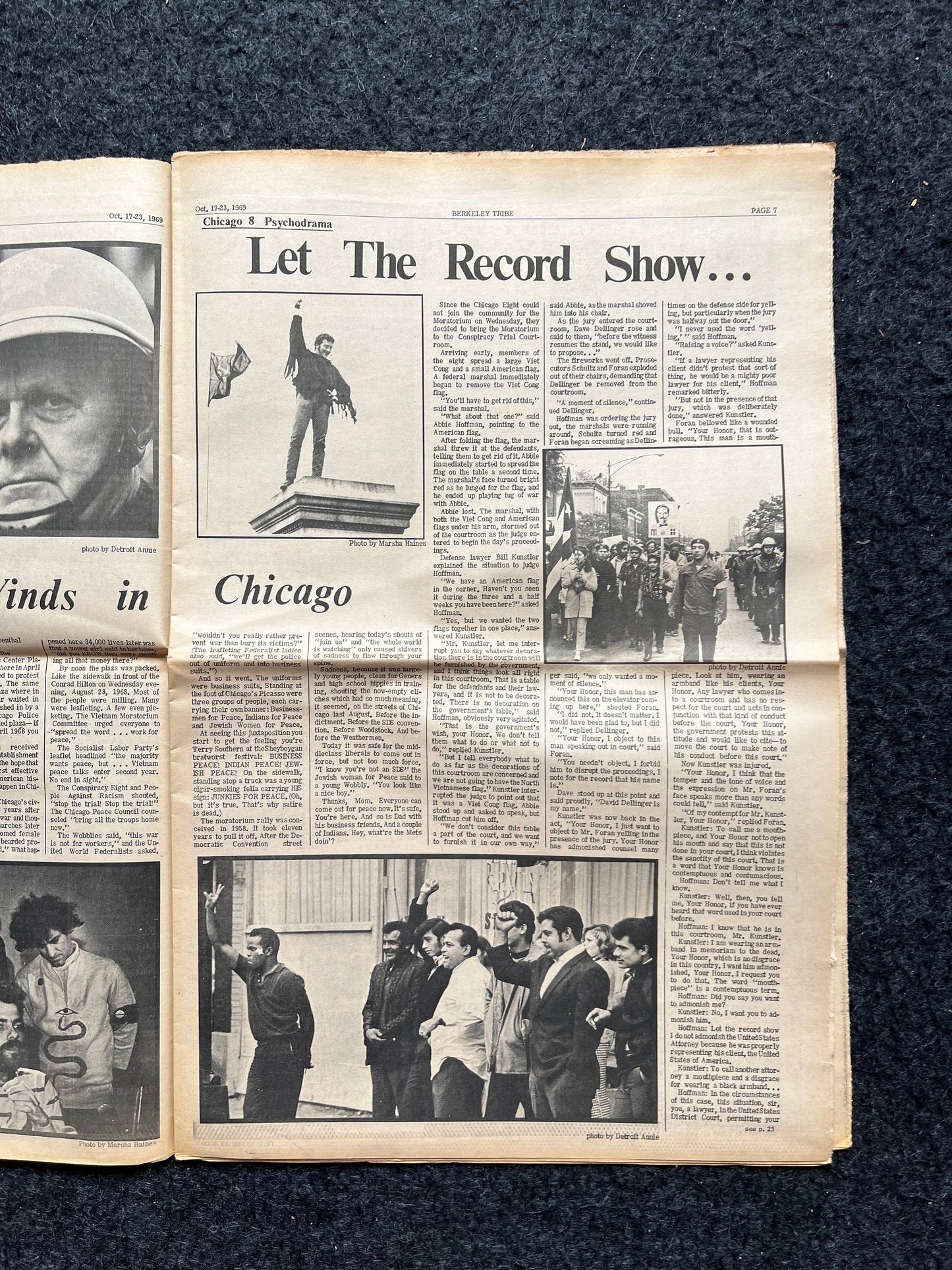 1970s Berkeley Tribe CounterCulture, Black Panther Party, Underground Newspaper, Vintage Newspaper, San Francisco California