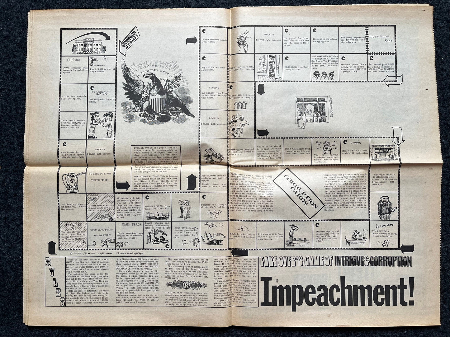 1970s Ho Chi Min Memorial Vietnam, Berkeley Tribe CounterCulture, Black Panther Party, Underground Newspaper, Vintage Newspaper, California