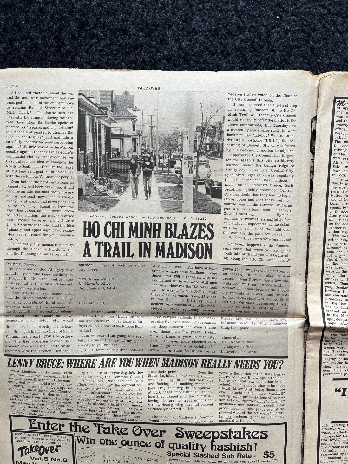 1970s Pro Castro Takeover CounterCulture Newspaper, Black Panther Party, Underground Left Newspaper, Vintage Newspaper, Political Gifts,
