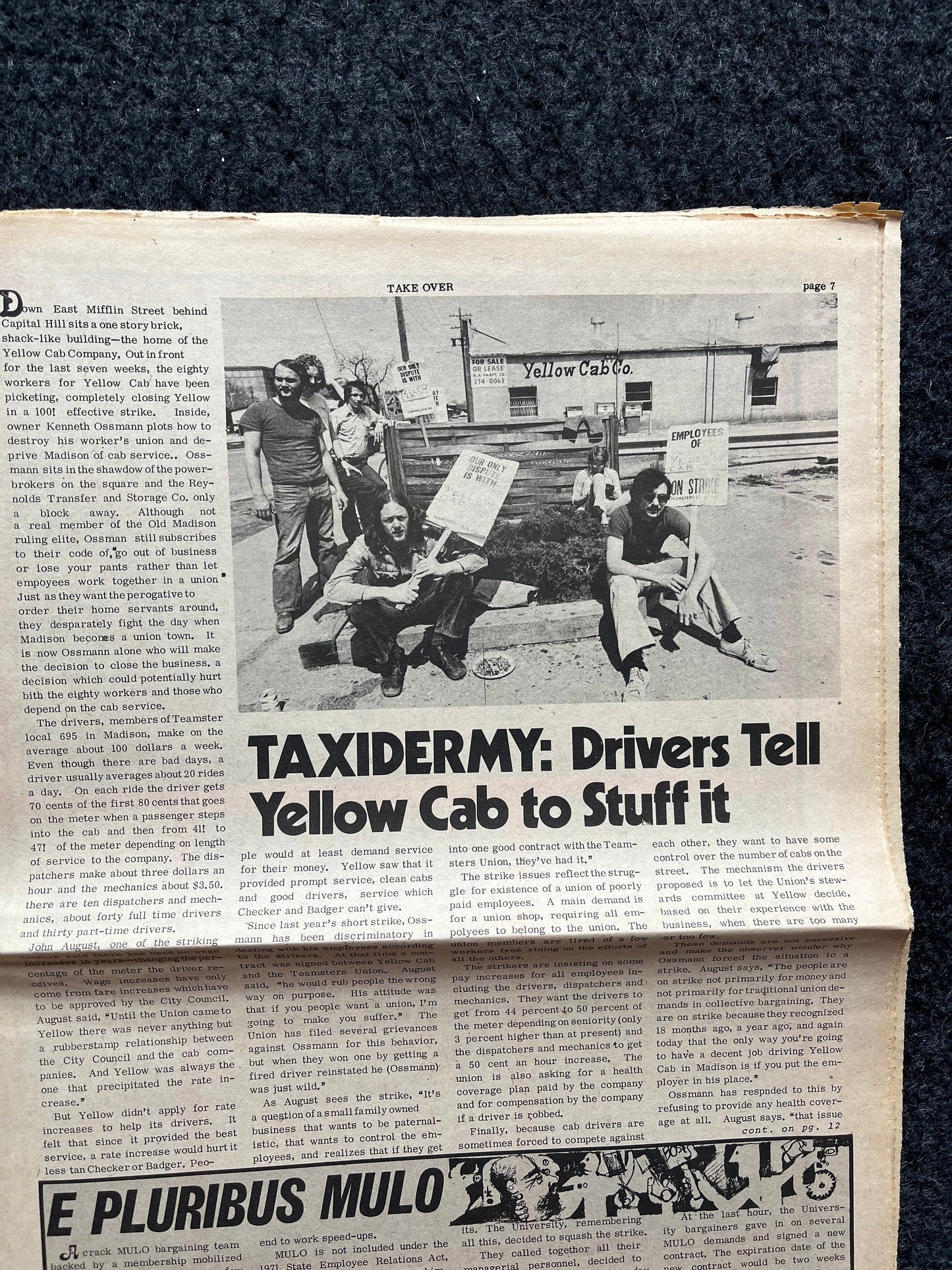 1970s Pro Castro Takeover CounterCulture Newspaper, Black Panther Party, Underground Left Newspaper, Vintage Newspaper, Political Gifts,