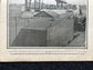 1904 Manhatten Bridge Construction New York City, NYC Memorabilia, NYC Gifts, Scientific America, Science Education Wall Decor Gifts, EYS