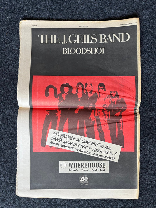 1970s CounterCulture LGBT Los Angeles Free Press, Black Panther Party, Underground Far-Left Newspaper, Vintage Newspaper, Original Newspaper