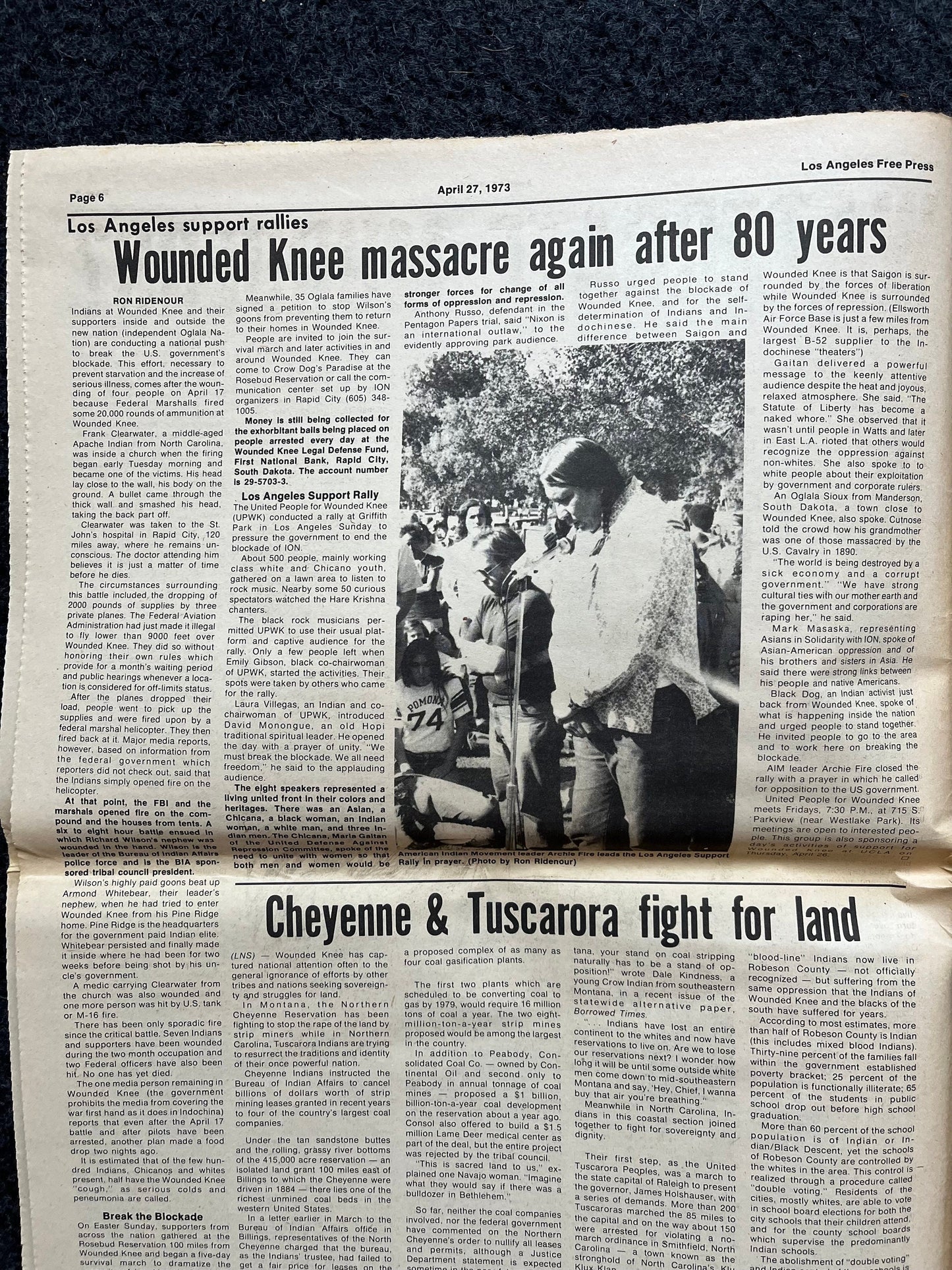 1970s CounterCulture LGBT Los Angeles Free Press, Black Panther Party, Underground Far-Left Newspaper, Vintage Newspaper, Original Newspaper