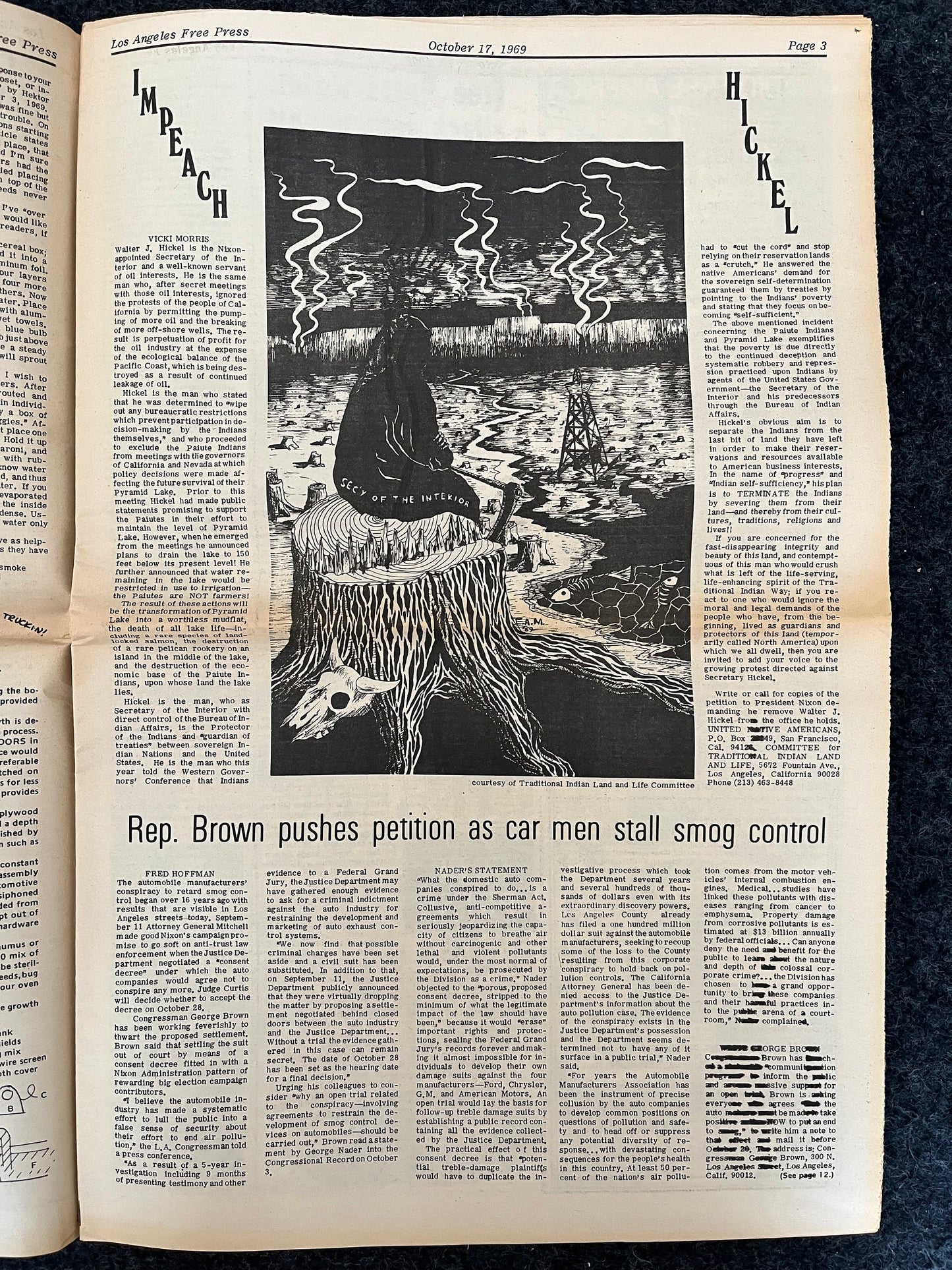 1970s CounterCulture LGBT Los Angeles Free Press, Black Panther Party, Underground Far-Left Newspaper, Vintage Newspaper, Original Newspaper