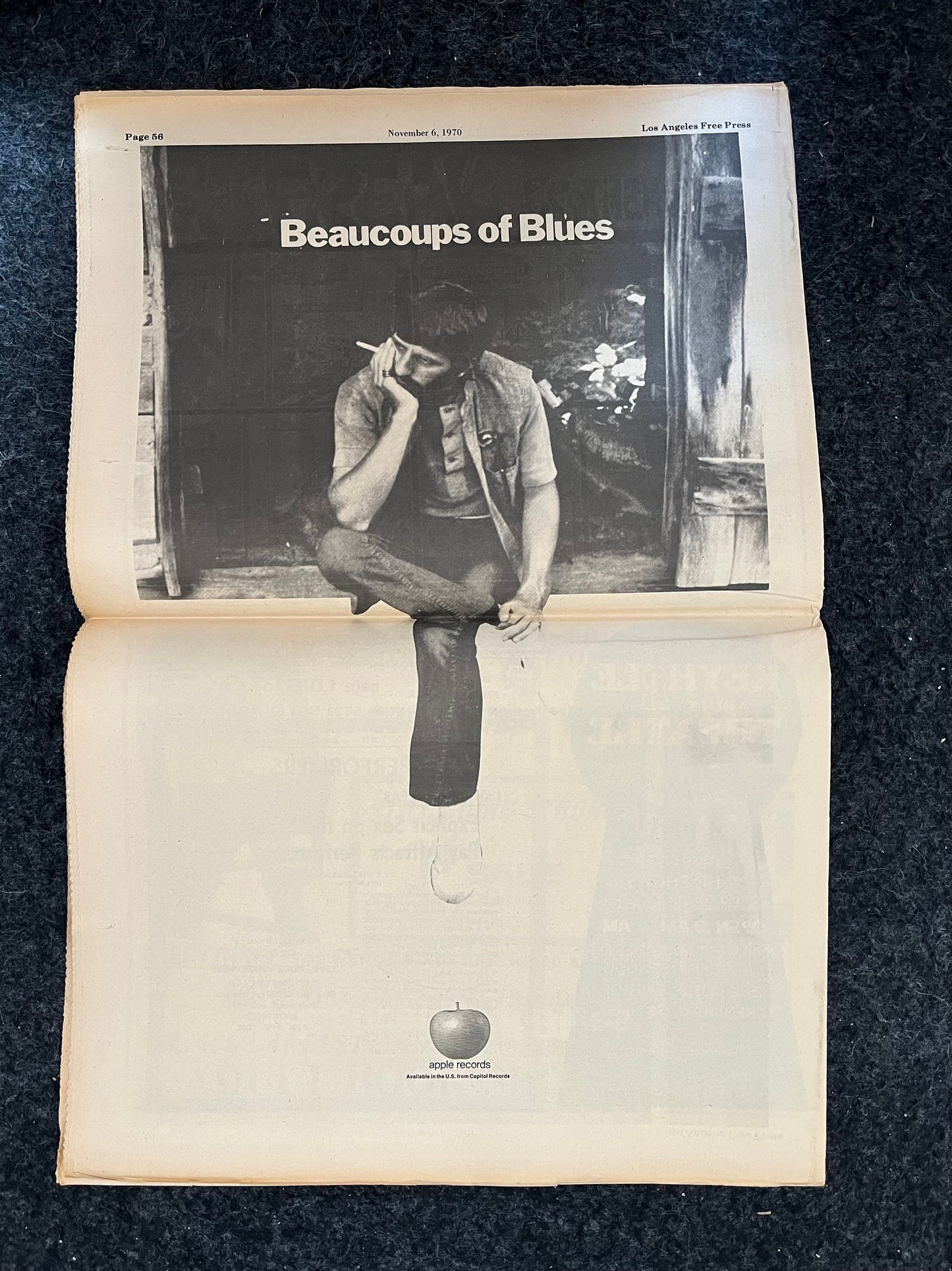 1970s CounterCulture LGBT Los Angeles Free Press, Black Panther Party, Underground Far-Left Newspaper, Vintage Newspaper, Original Newspaper