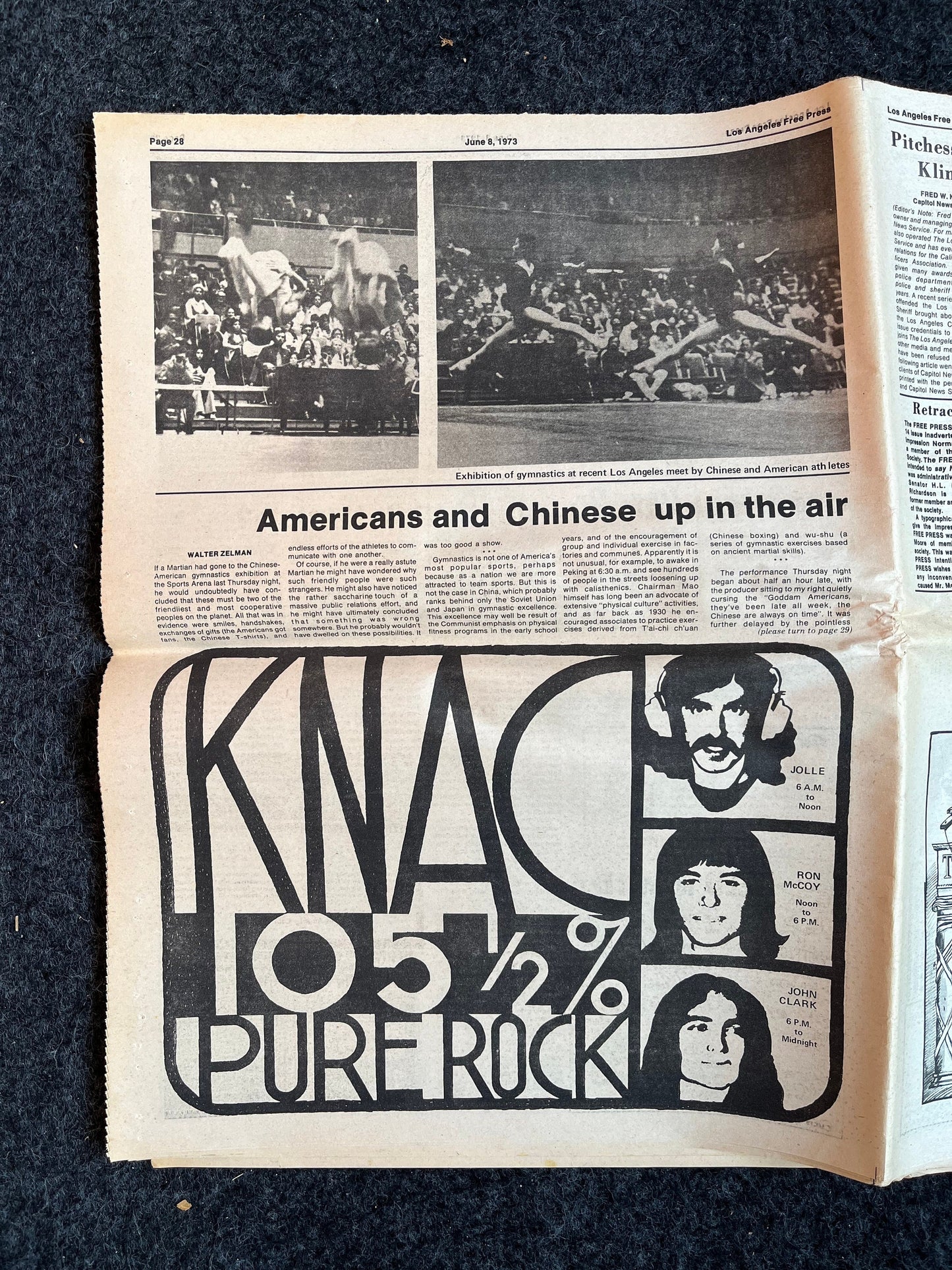 1970s CounterCulture LGBT Los Angeles Free Press, Black Panther Party, Underground Far-Left Newspaper, Vintage Newspaper, Original Newspaper