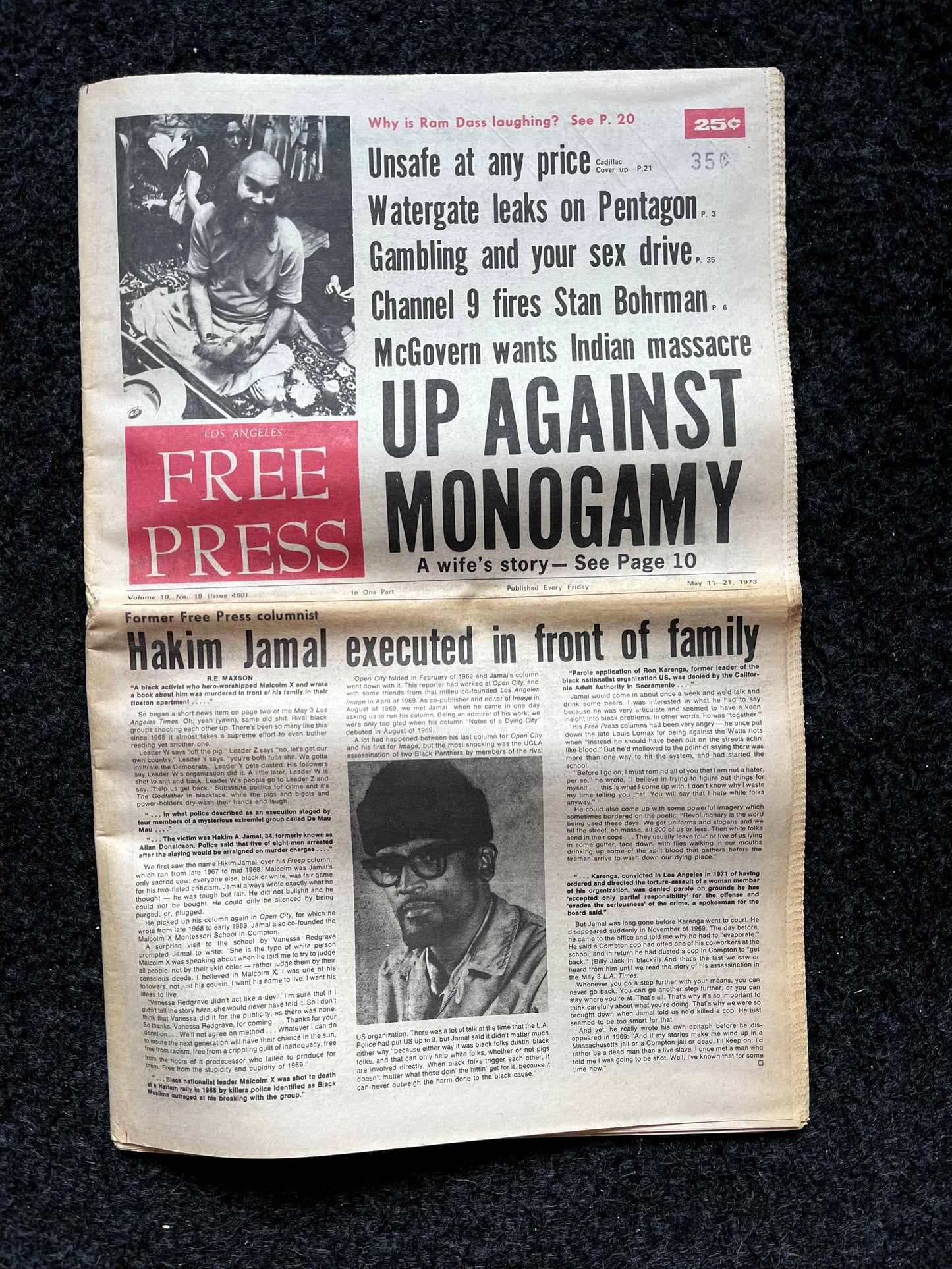 1970s CounterCulture LGBT Los Angeles Free Press, Black Panther Party, Underground Far-Left Newspaper, Vintage Newspaper, Original Newspaper