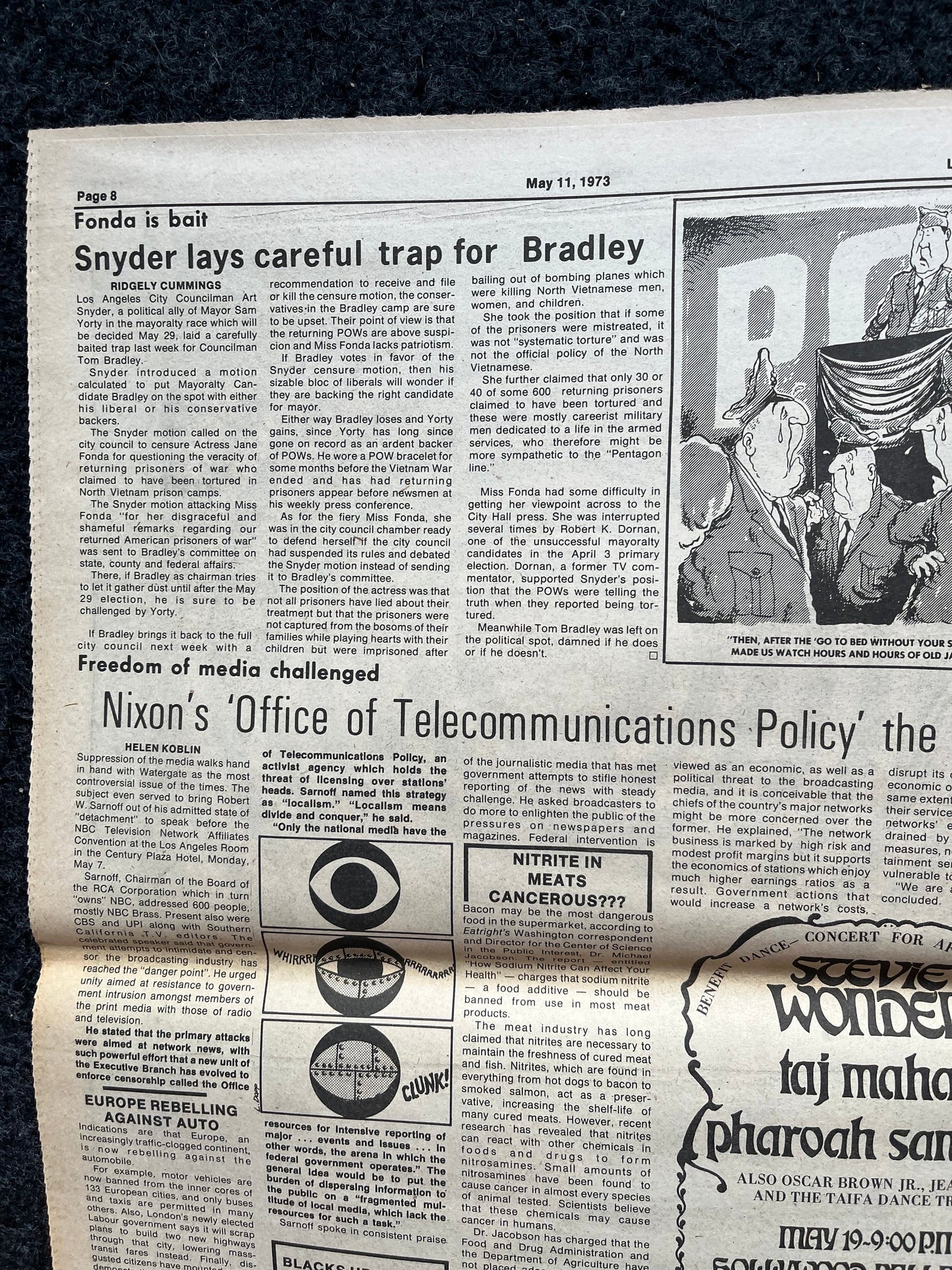 1970s CounterCulture LGBT Los Angeles Free Press, Black Panther Party, Underground Far-Left Newspaper, Vintage Newspaper, Original Newspaper