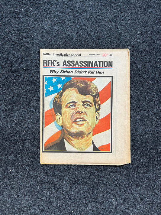 1970s RFK Assassination, Berkeley Tribe CounterCulture, Black Panther Party, Underground Newspaper, Vintage Newspaper, San Francisco