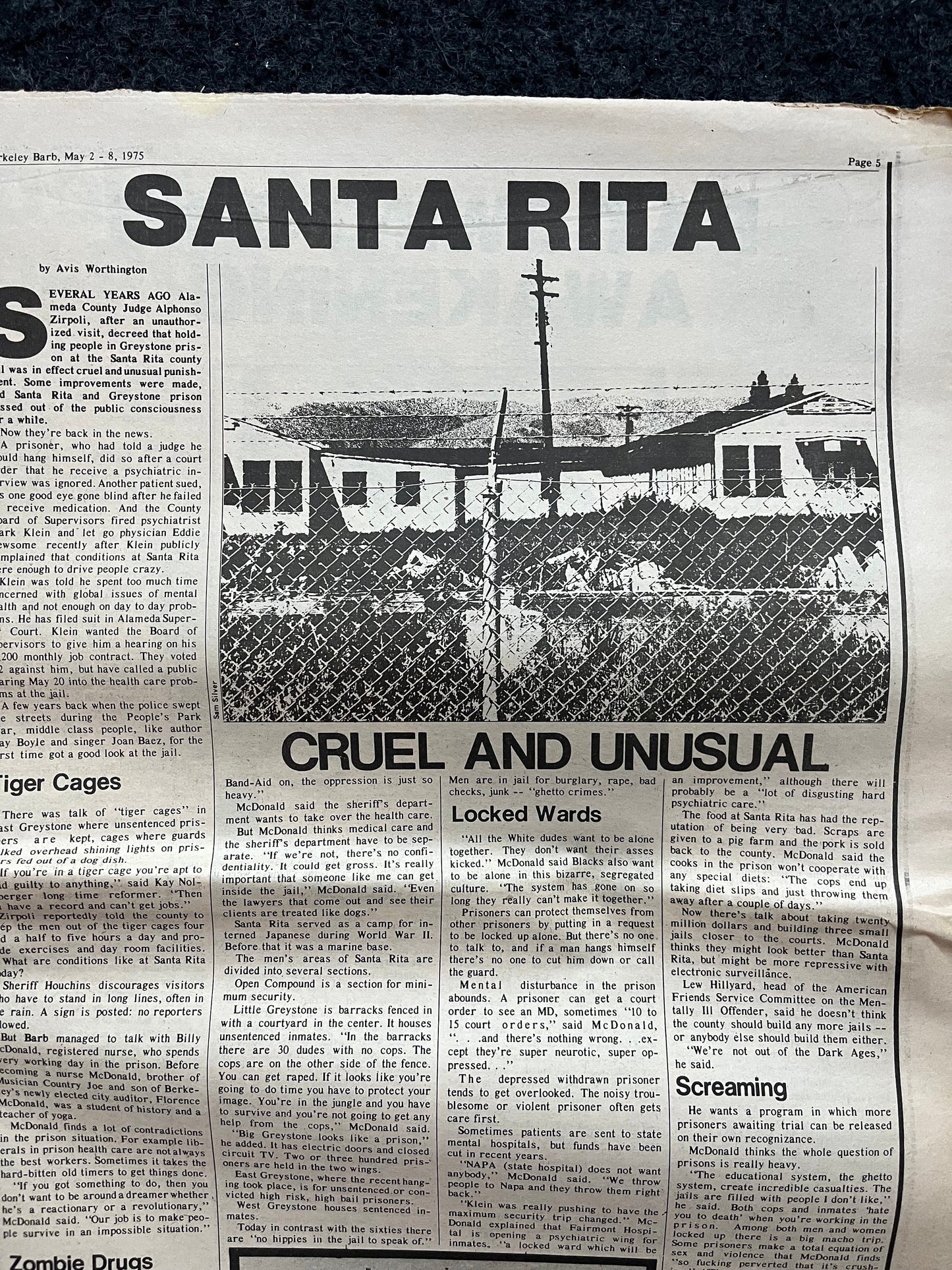 1970s Vietnam War Ends, Berkeley Tribe CounterCulture, Black Panther Party, Underground Newspaper, Vintage Newspaper,l