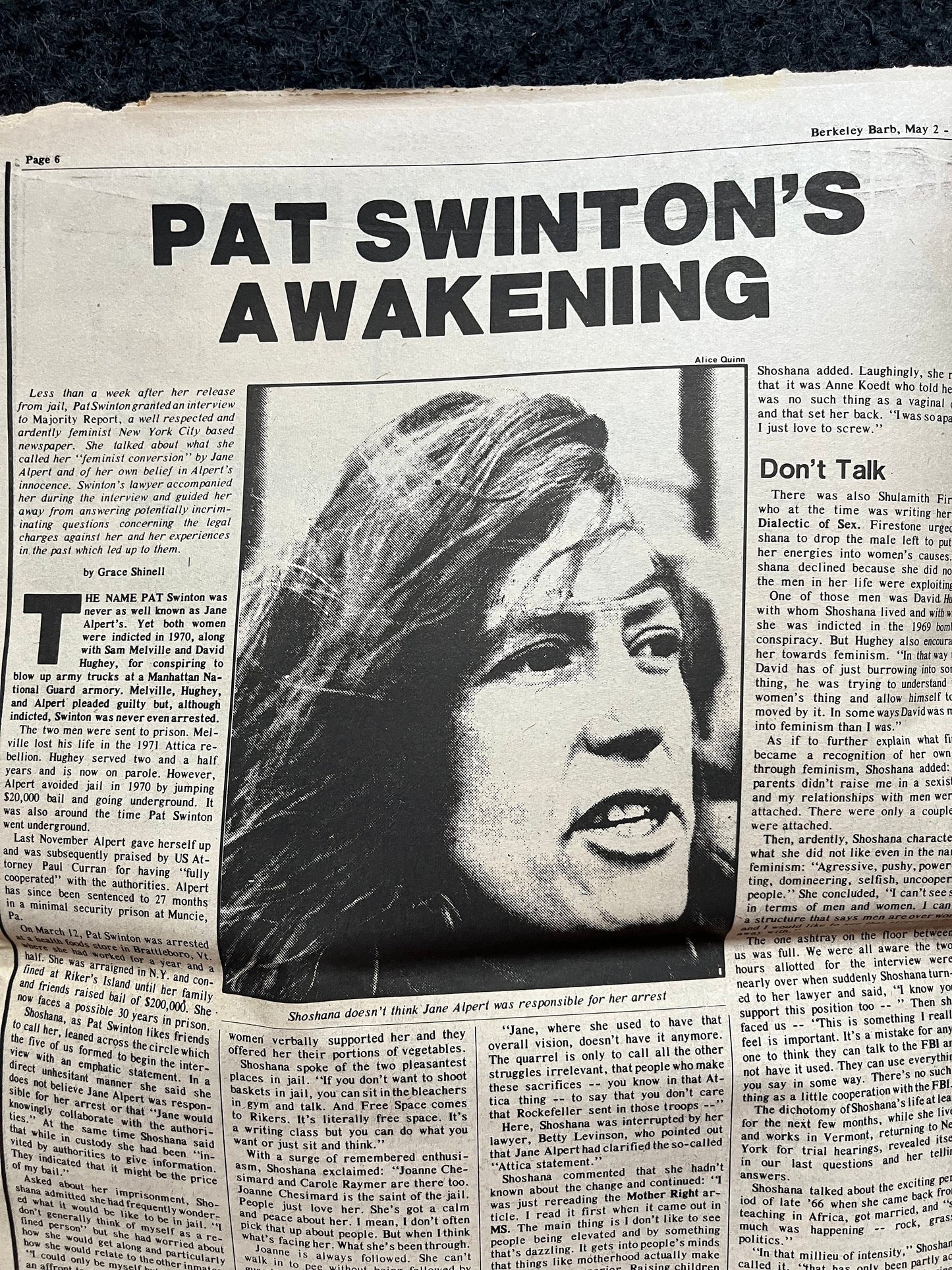 1970s Vietnam War Ends, Berkeley Tribe CounterCulture, Black Panther Party, Underground Newspaper, Vintage Newspaper,l