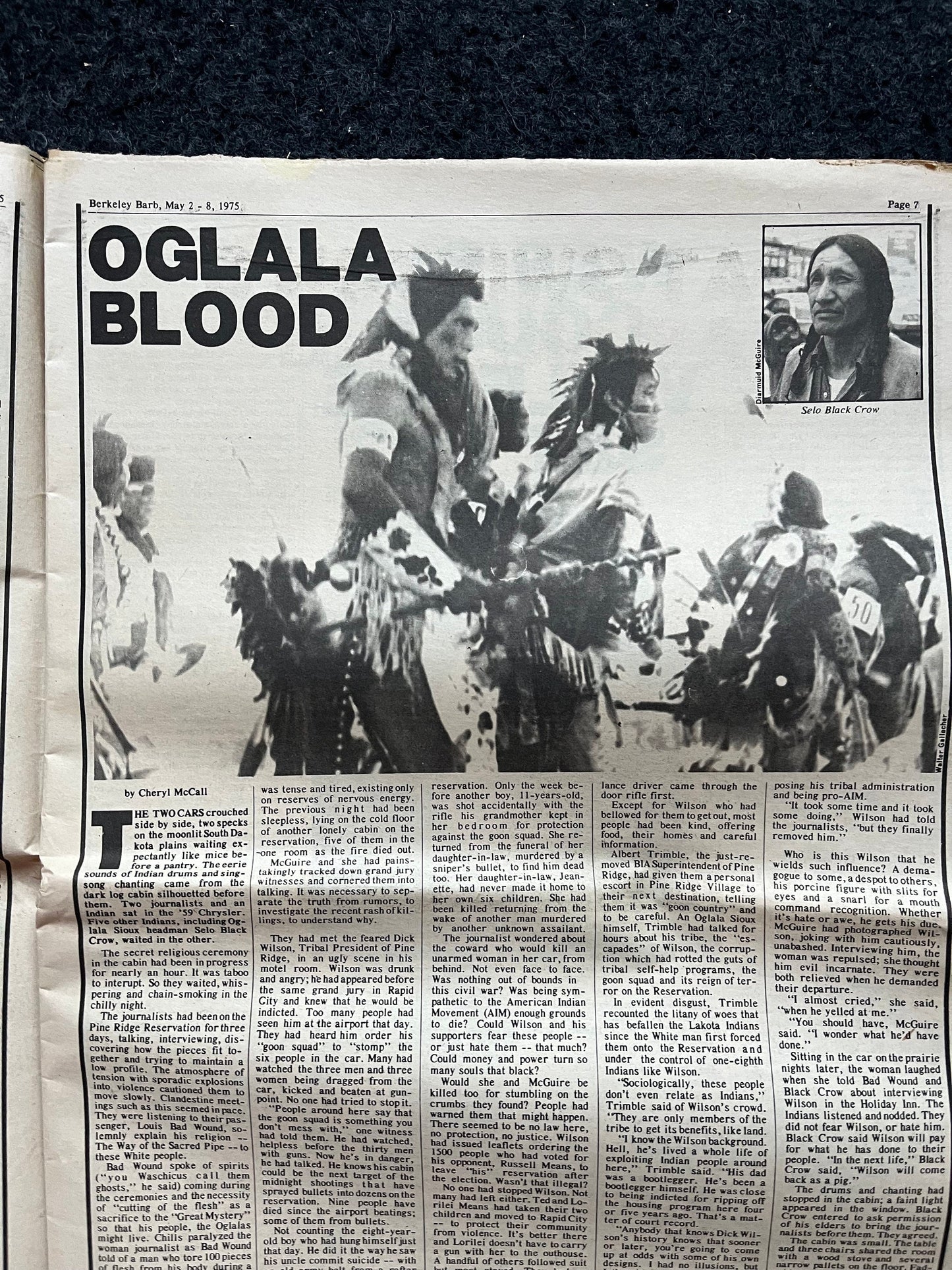 1970s Vietnam War Ends, Berkeley Tribe CounterCulture, Black Panther Party, Underground Newspaper, Vintage Newspaper,l