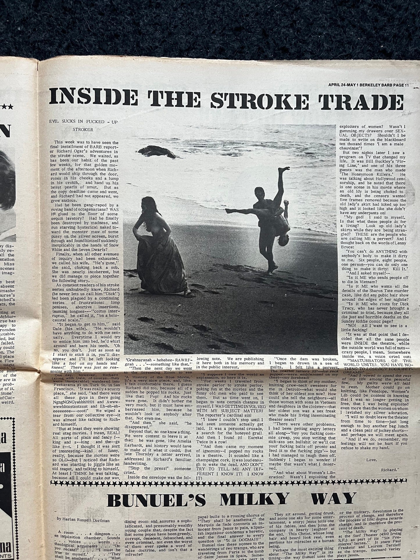 1970s Berkeley Tribe CounterCulture, Black Panther Party, Underground Newspaper, Vintage Newspaper, San Francisco California