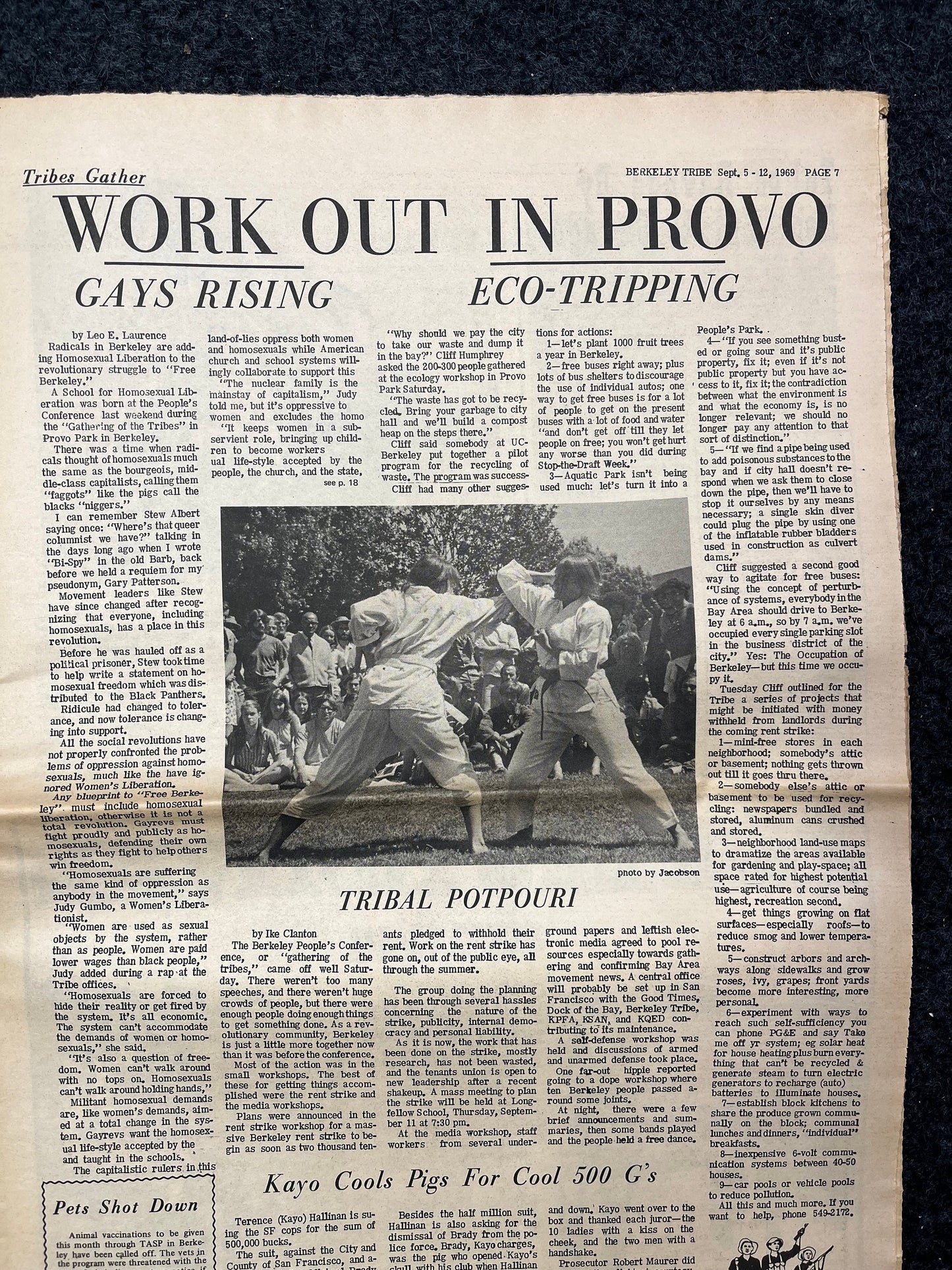 1970s Ho Chi Min Vietnam, Berkeley Tribe CounterCulture, Black Panther Party, Underground Newspaper, Vintage Newspaper, California