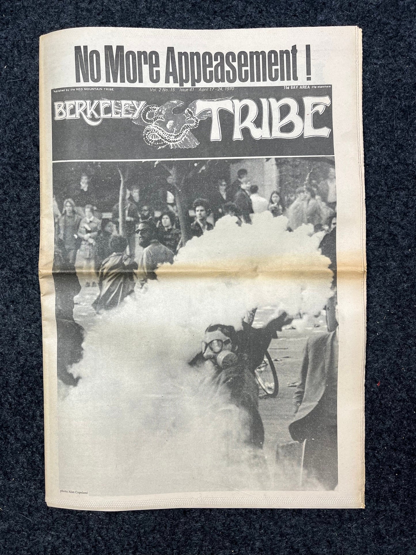 1970s Berkeley Tribe CounterCulture, Black Panther Party, Underground Newspaper, Vintage Newspaper, San Francisco California