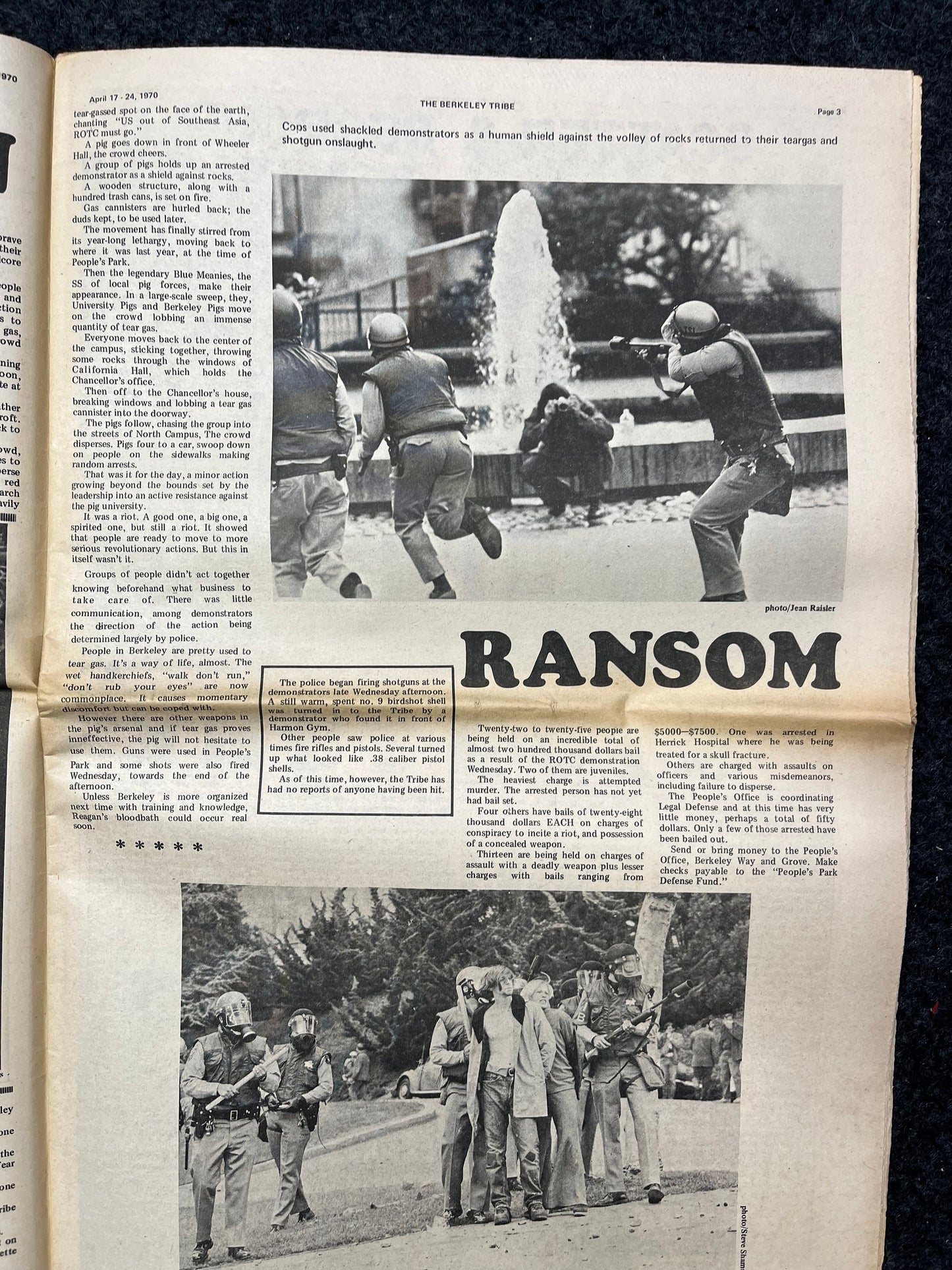 1970s Berkeley Tribe CounterCulture, Black Panther Party, Underground Newspaper, Vintage Newspaper, San Francisco California