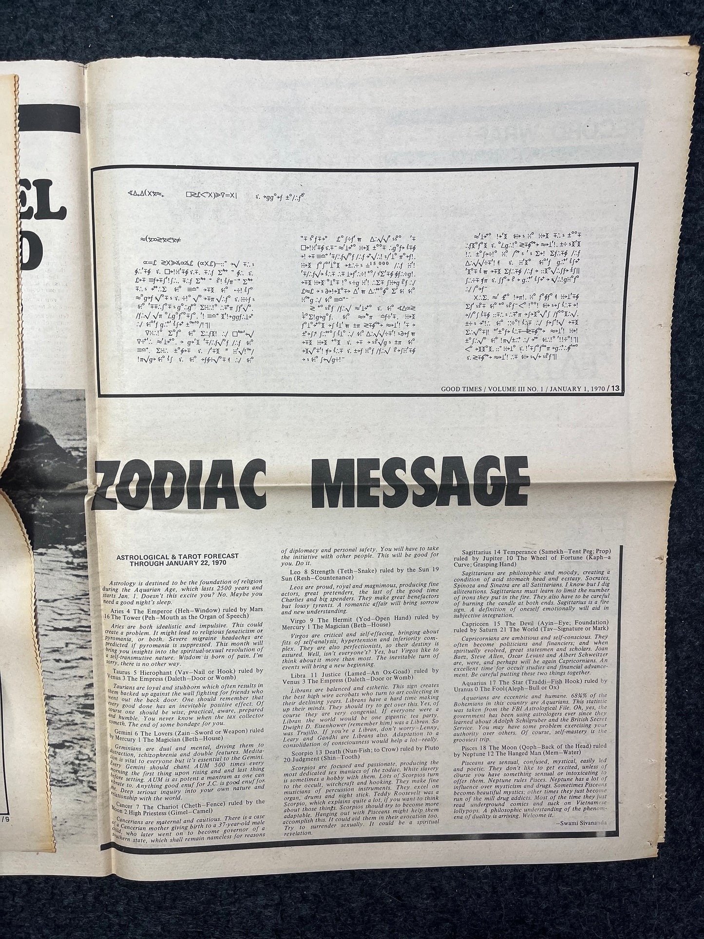 1970s Berkeley Tribe CounterCulture, Black Panther Party, Underground Newspaper, Vintage Newspaper, San Francisco California
