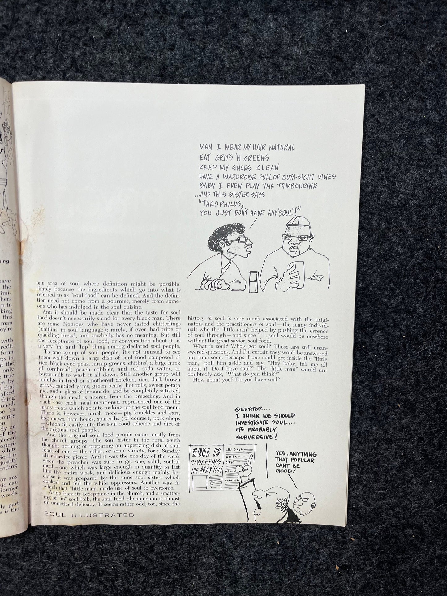 Vintage 1970s Soul Motown Magazine - Black Soul Magazine, Black Political Movements Civil Rights Era, Vintage Magazines, Black Pinup Models