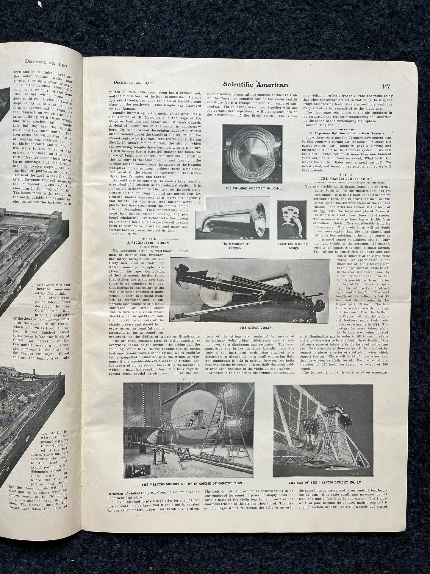 1905 Brooklyn Battery Tunnel Memorabilia, New York City NYC Memorabilia, Scientific America Newspaper, Science Education Wall Decor Gifts,