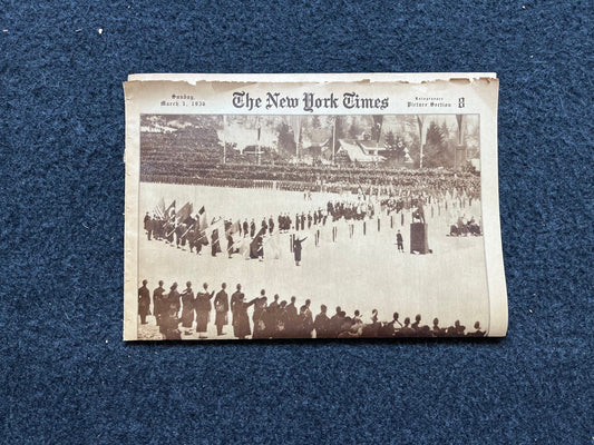 1932 LA Summer Olympics End, Olympic Memorabilia Gifts Vintage Newspaper History and Artwork, Original History Memorabilia, History