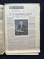 1961 USSR Cosmonaut Major Titov Second to Orbit Earth, Pro Communist Newspaper, Nikola Khrushchev Policies, Vintage Newspaper Cold War Space