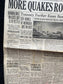 1933 Long Beach Earthquake in California, Famous Disasters and California History, West Coast Memorabilia and Gifts, California Memorabilia