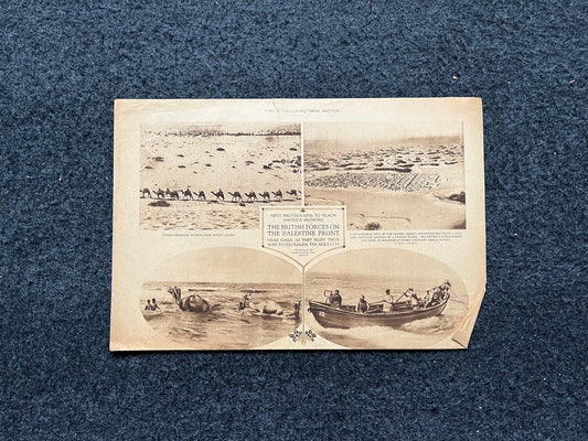WWI Vintage Newspaper Pictorial Section, World War One Memorabilia and Gifts, History and Nerdy Souvenirs, Vintage Original Newspaper