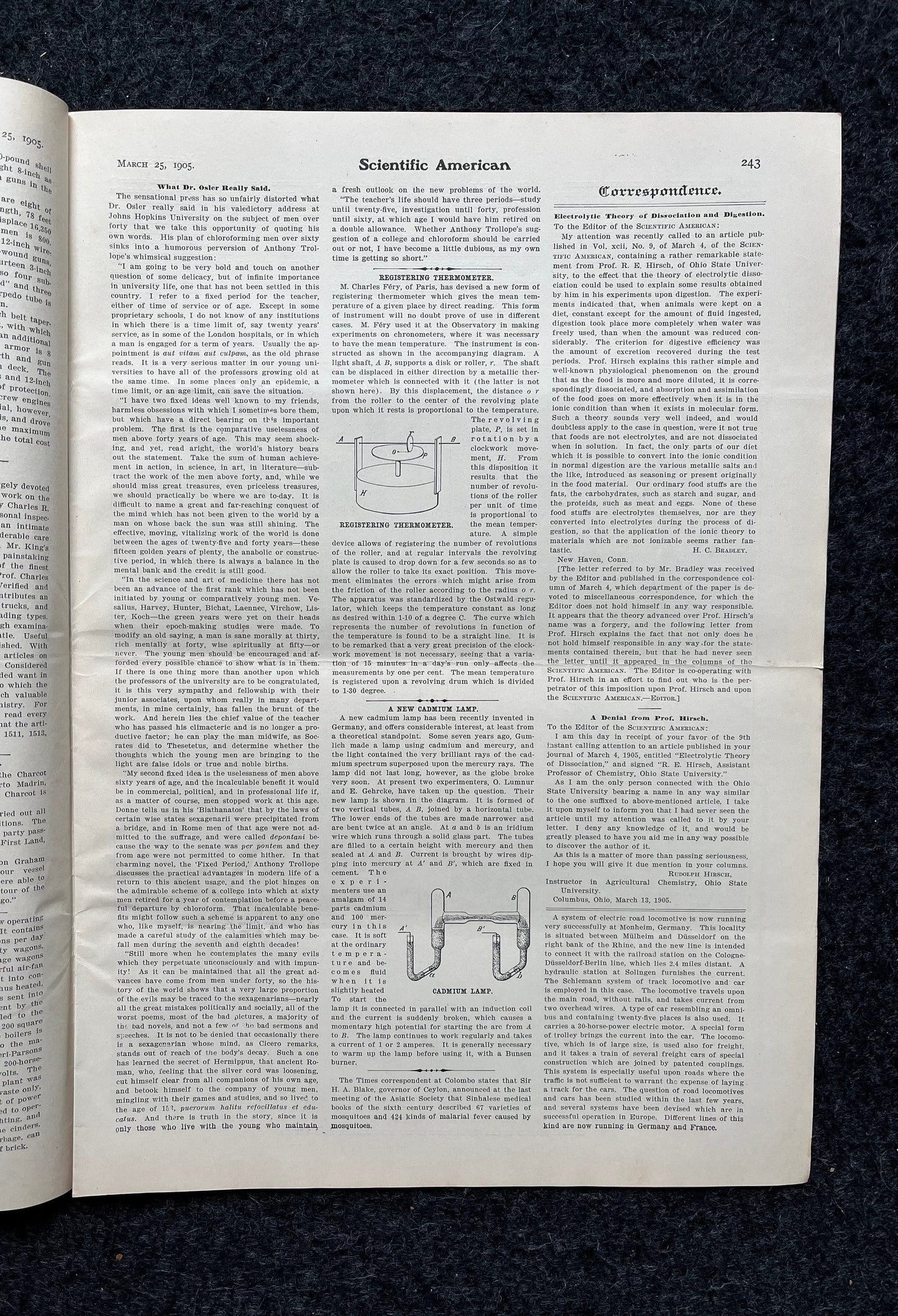 1905 NYC Hippodrome, Broadway Memorabilia , New York City NYC Memorabilia, Scientific America Newspaper, Science Education Wall Decor Gifts,