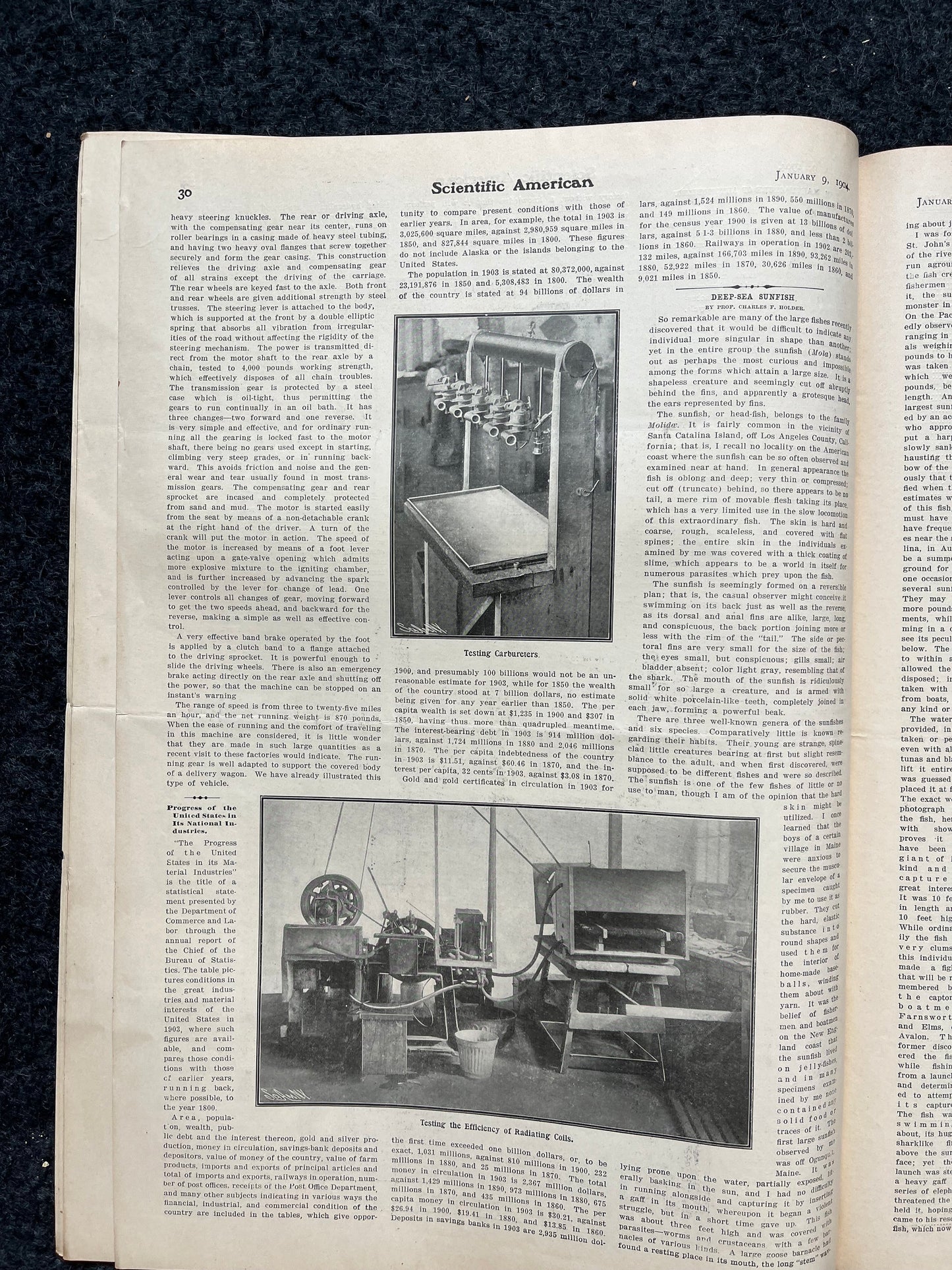 1904 Grand Canyon National Park recieves Protection, US National Parks Memorabilia, Scientific America Newspaper, Science Education Wall l