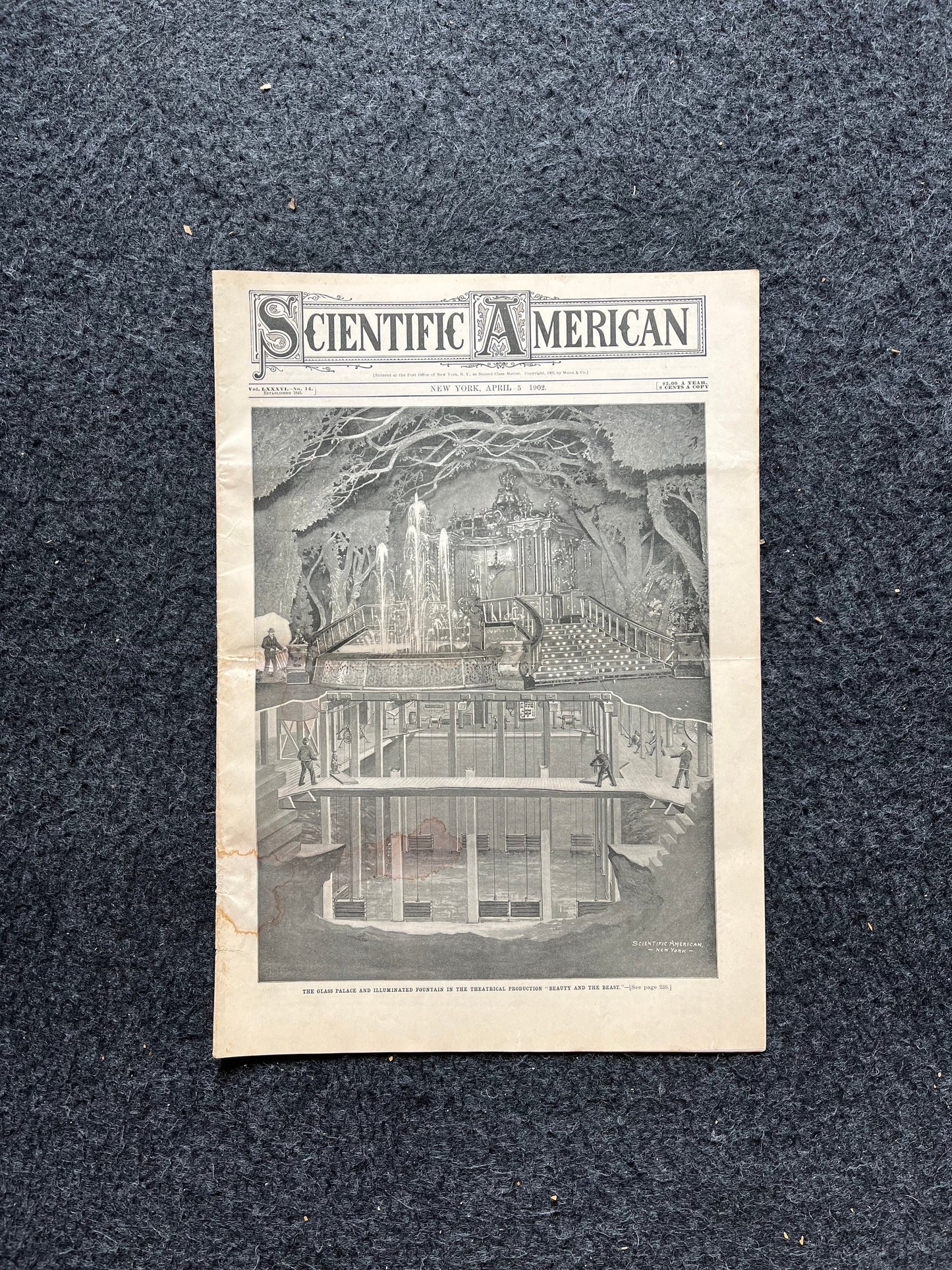 1905 Russian Crystal Palace, Amber Room Conspiracy Theory, Scientific America Newspaper, Science Education Wall Decor Gifts,