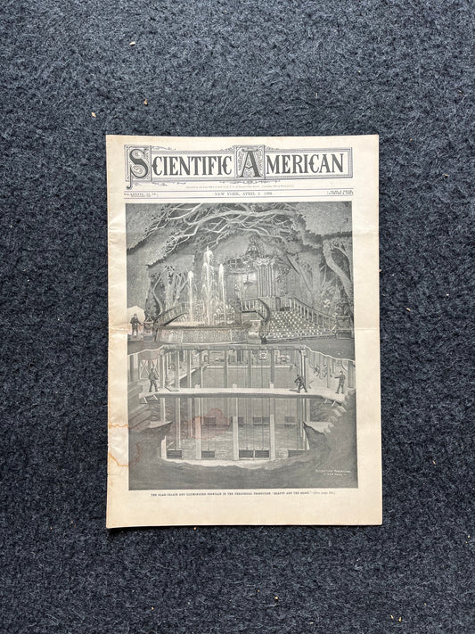 1905 Russian Crystal Palace, Amber Room Conspiracy Theory, Scientific America Newspaper, Science Education Wall Decor Gifts,