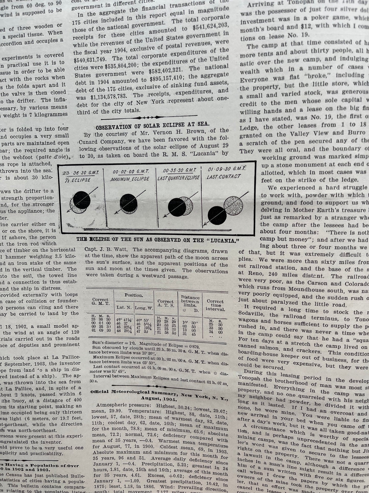 1905 Grand Central Station Remodeling, NYC Memorabilia, NYC Central Station, Scientific America Newspaper, Science Education Wall Decor Gift