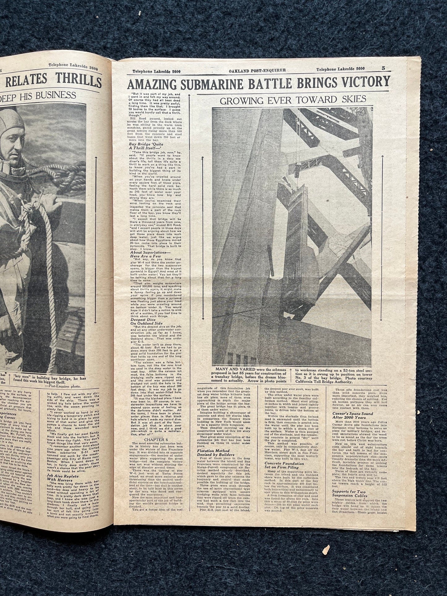 1937 Golden Gate Bridge Opening Pamphlet, San Francisco Souvenirs, Celebration of SF Pride and History, Bay Area Bridge, vintage Newspaper