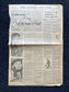 1962 Cold War Cuban Missile Crisis - Russian Warships Travel To Cuba - US Blockade - Vintage Original Newspaper - Red Scare USSR Soviet Unio