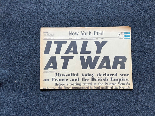 1940 WW2 Italy Sides with Axis