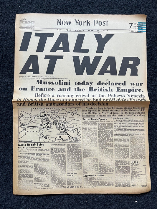 1940 WW2 Italy Sides with Axis