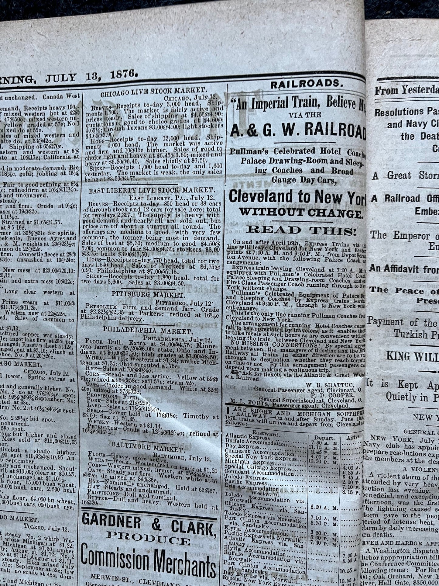 Original 1876 General Custers Last Stand, Battle of Little Bighorn Wild West Gifts, Vintage Newspaper US Civil War Military Gifts, Husband