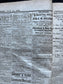 Original 1876 General Custers Last Stand, Battle of Little Bighorn Wild West Gifts, Vintage Newspaper US Civil War Military Gifts, Husband