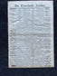 Original 1876 General Custers Last Stand, Battle of Little Bighorn Wild West Gifts, Vintage Newspaper US Civil War Military Gifts, Husband