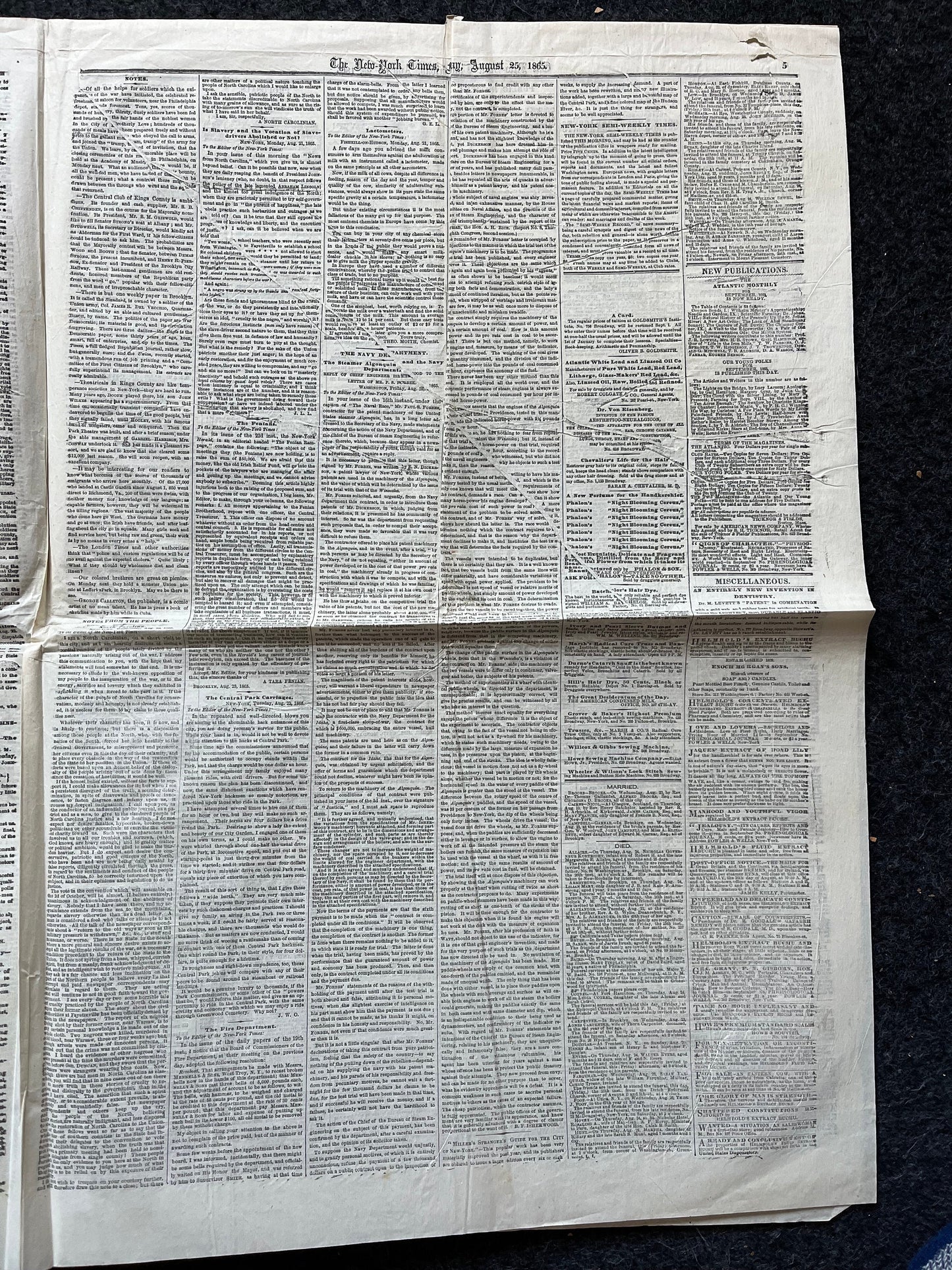 Original 1865 Trial of Captain Wirz, US Civil War Memorabilia, Military Memorabilia Gifts