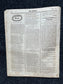 US War of 1812 Day After Declaration of War Original Newspaper, American Military Gifts Vintage United States History, Andrew Jackson