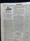 US War of 1812 Day After Declaration of War Original Newspaper, American Military Gifts Vintage United States History, Andrew Jackson