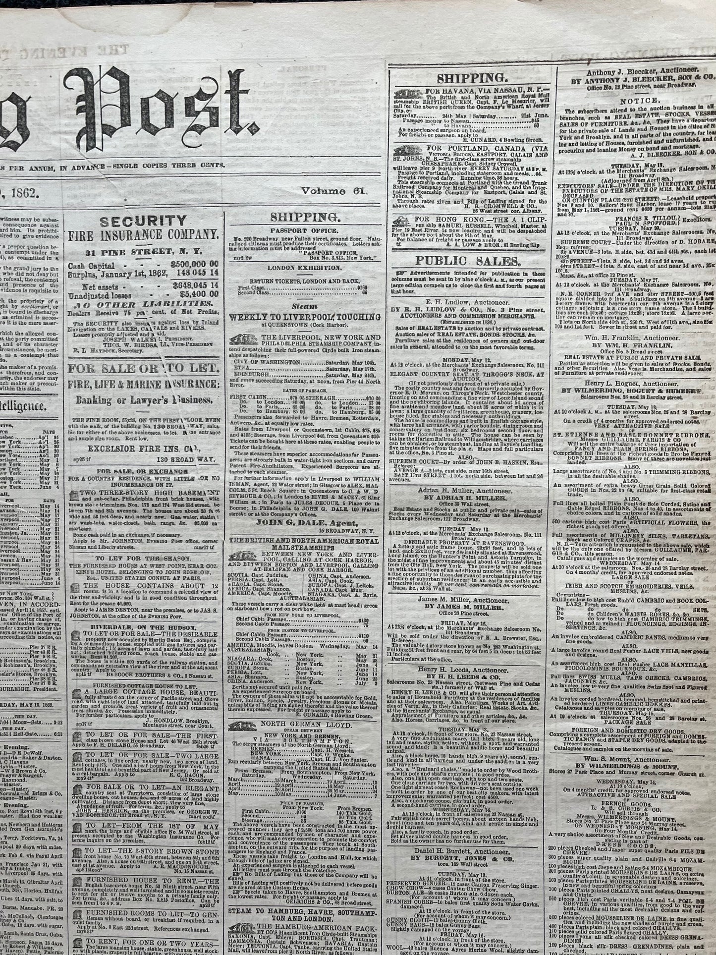1862 Battle of New Orleans, May 10th 1862 Original Civil War Newspaper New Orleans History Memorabilia, Gifts for Dads Civil War Memorabilia