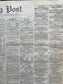1862 Battle of New Orleans, May 10th 1862 Original Civil War Newspaper New Orleans History Memorabilia, Gifts for Dads Civil War Memorabilia