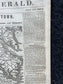1862 Siege of Yorktown, Civil War Map Original Newspaper, Virginia History Memorabilia, Gifts for Dads Civil War Decor, Reenactment Gifts,