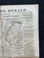 1862 Battle at Fredickburg, Ulysses S Grant Vs Lee, Civil War Map Original Newspaper, Virginia History Memorabilia, Gifts for Dads Civil War