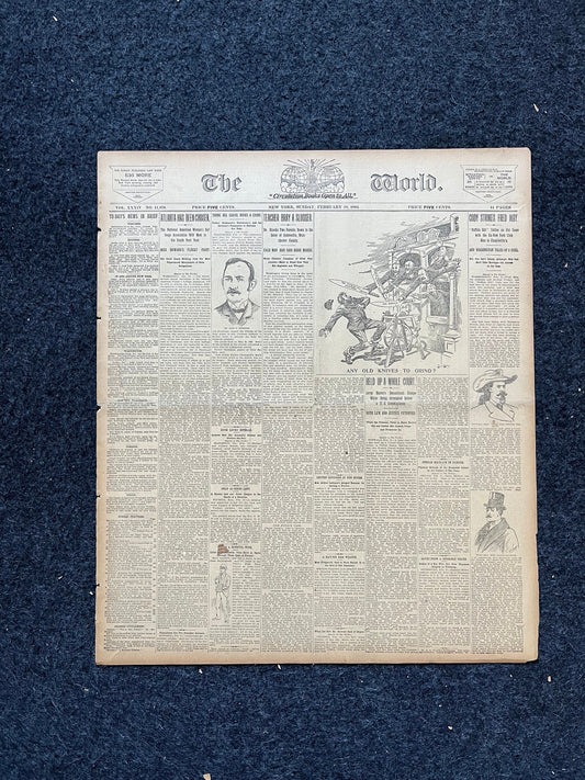 1894 Buffalo Bill Fights Fred May