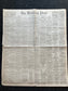 1862 Battle of New Orleans, May 10th 1862 Original Civil War Newspaper New Orleans History Memorabilia, Gifts for Dads Civil War Memorabilia
