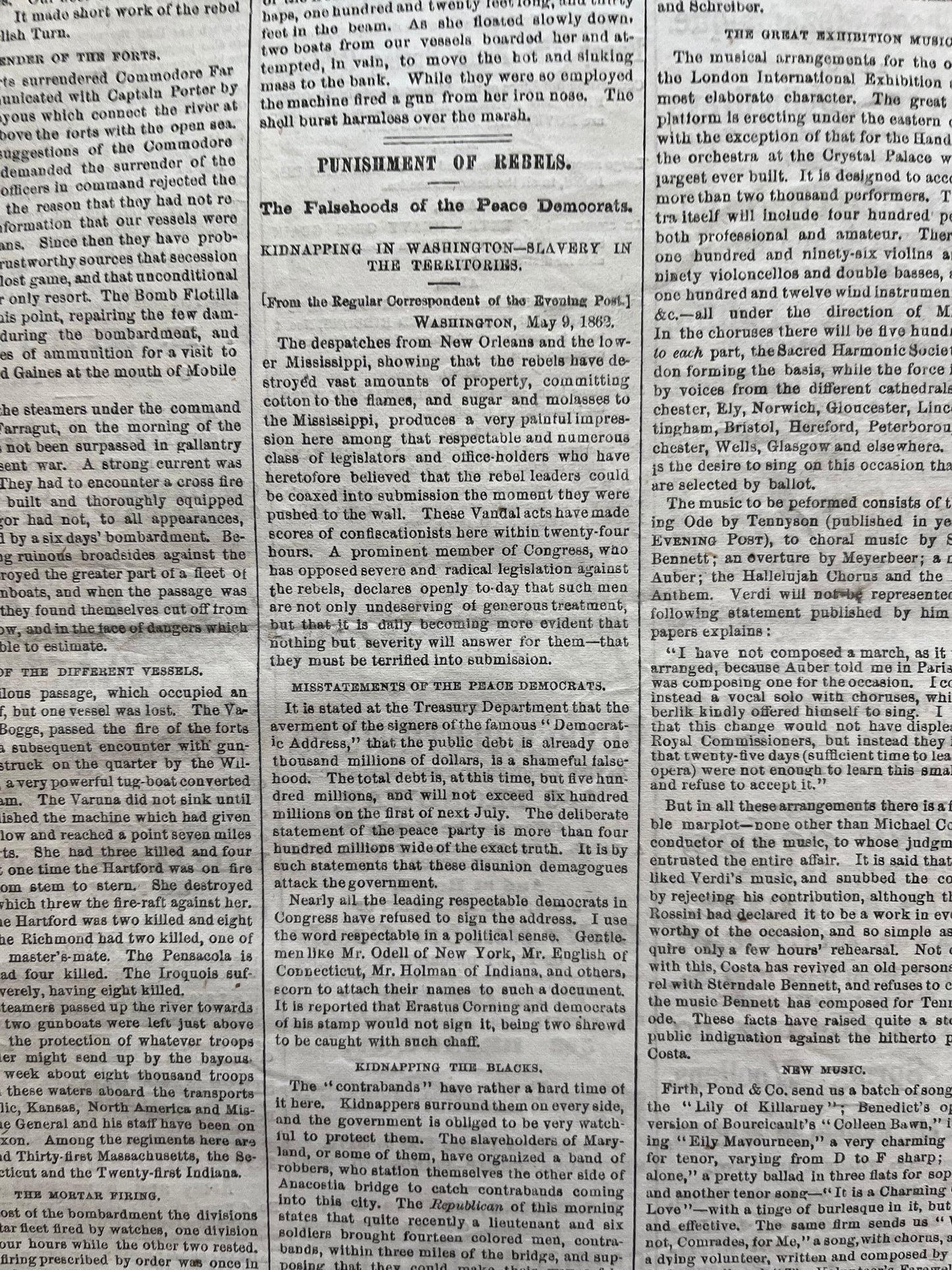 1862 Battle of New Orleans, May 10th 1862 Original Civil War Newspaper New Orleans History Memorabilia, Gifts for Dads Civil War Memorabilia